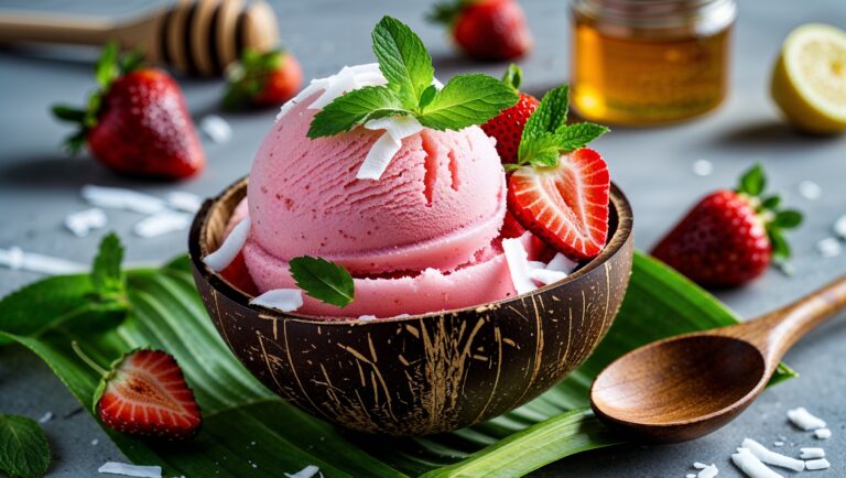 Sorbet Stroberi Homemade: Sehat, Segar Dan Tanpa Pengawet Buatan