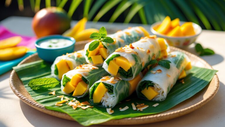 Rice Paper Roll Mangga Mint: Segar, Sehat, dan Cocok untuk Musim Panas