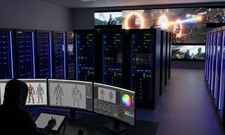 superkomputer render film berapa lama